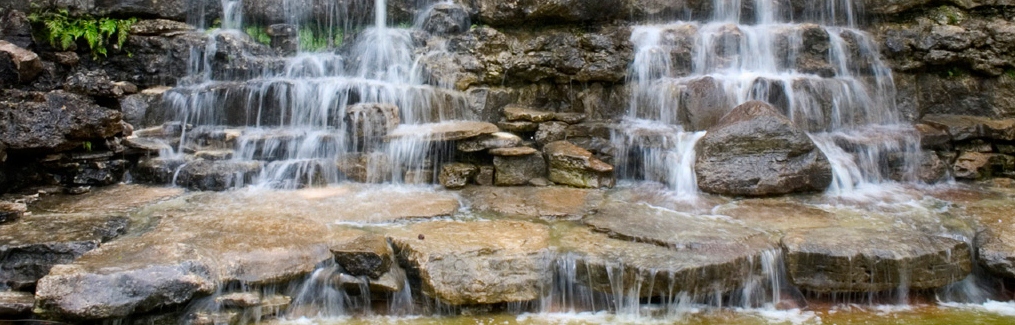 relaxing waterfall